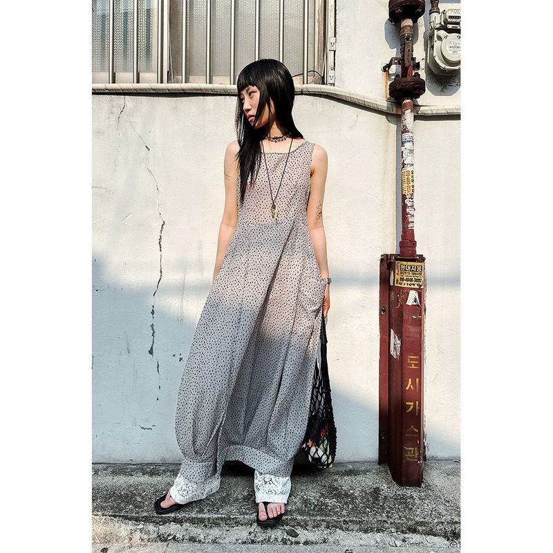 LACE COMBI BOOTS-CUT PANTS