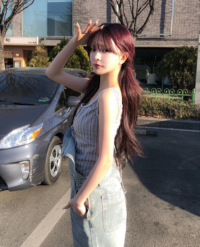 Risen Denim Wide Overalls