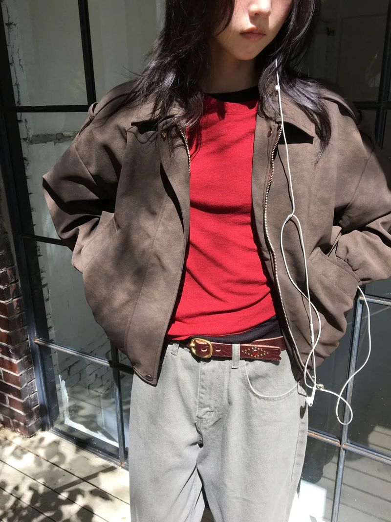 Leaf Low Cutting Long Sleeve (6color)