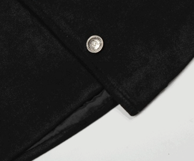 Noir Black Hood Jacket