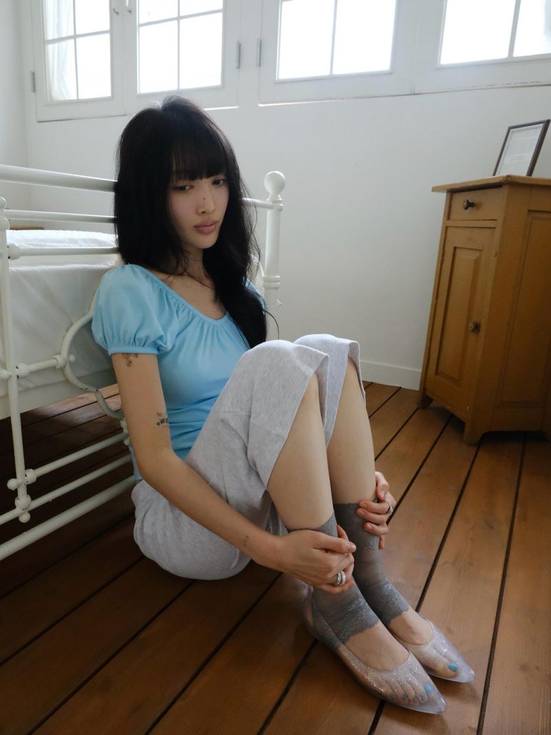 lace leg warmer