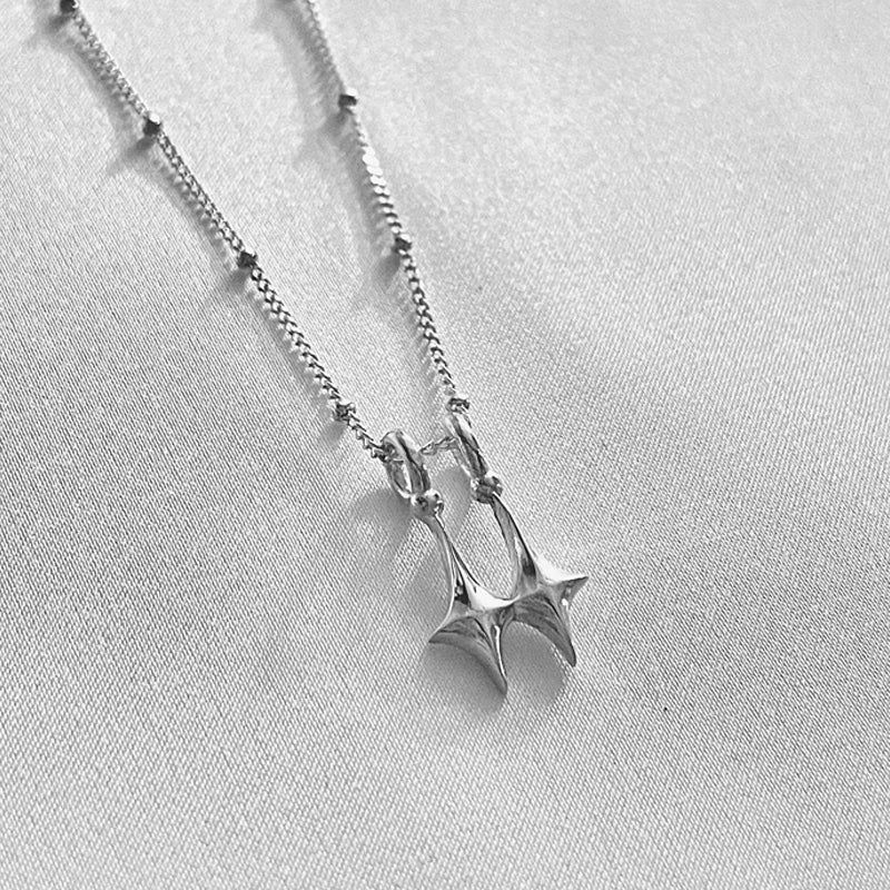 OVERGREY（オーバーグレイ）の「Double stars Necklace - Silver（Accessories）」