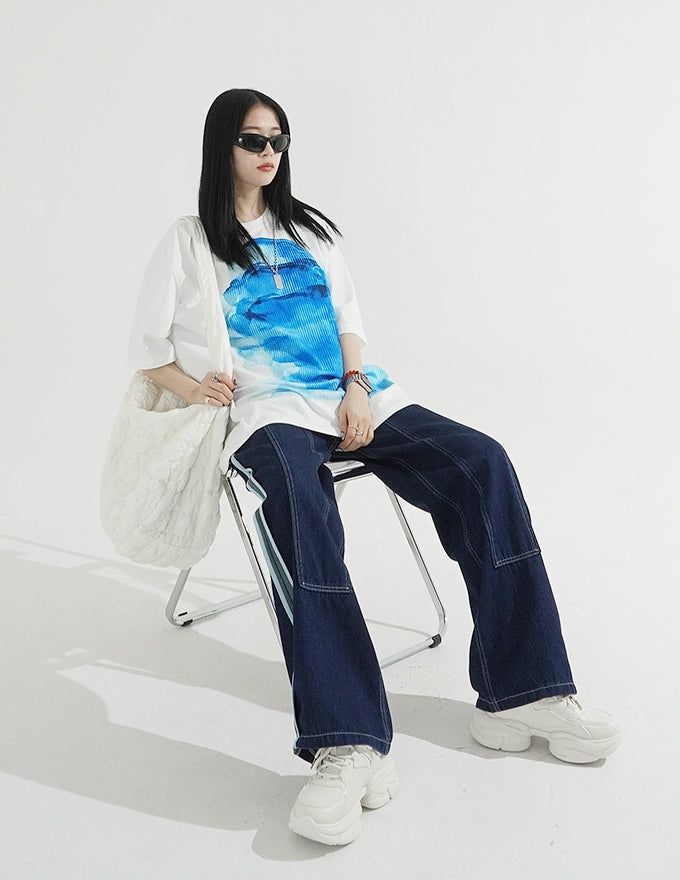 Silhouette Half Sleeve T-shirt