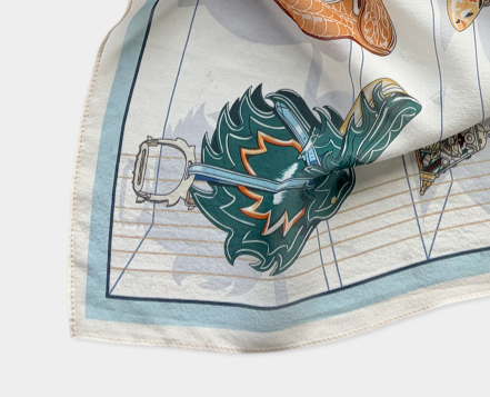 Arte Silk Scarf / 1 color