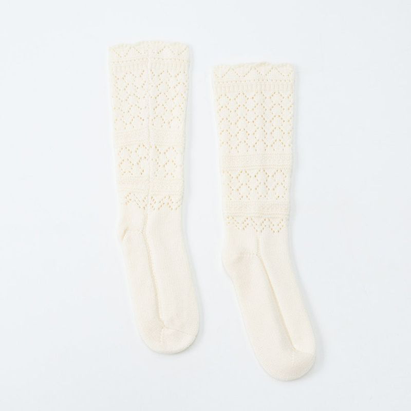 Mori knit knee socks (2color)