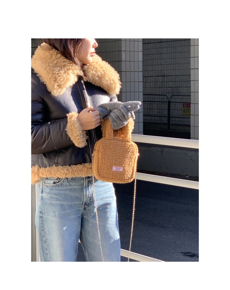 teddy bag brown