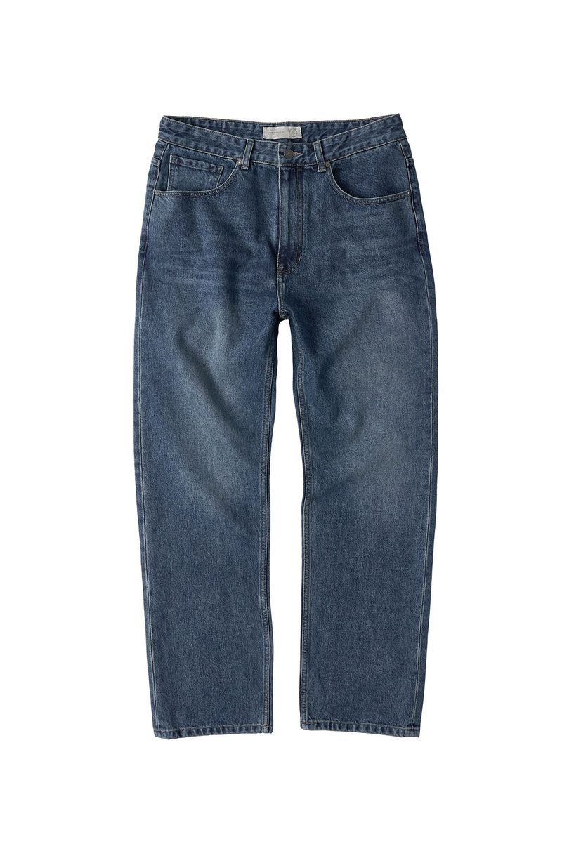CHOWOO（チョウ）の「Loose Fit Tapered Denim Pants (Washed Blue)（Pants）」