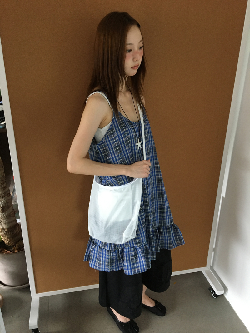 Tartan frill check dress (2color)