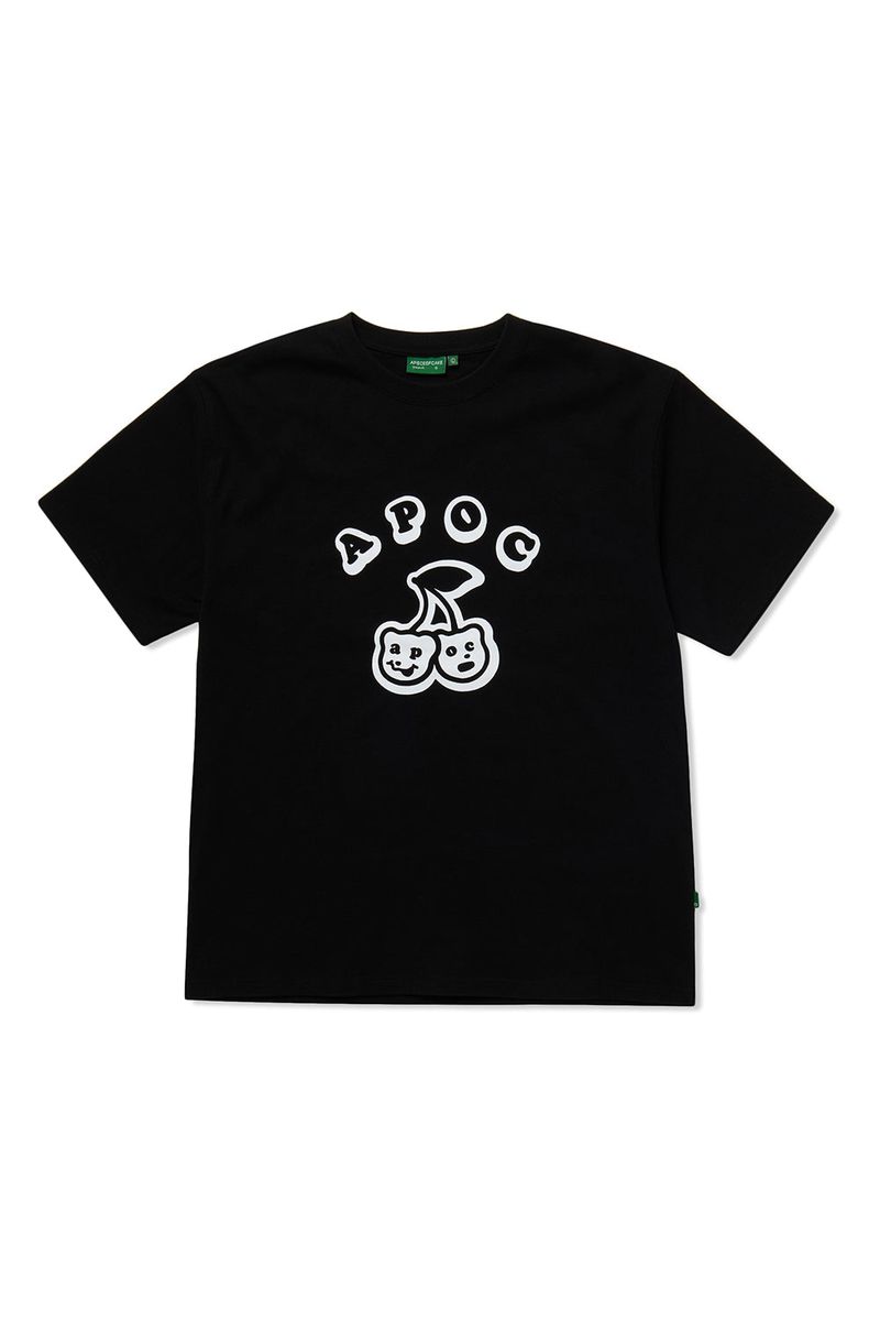 Cherry Bear Tee_Black