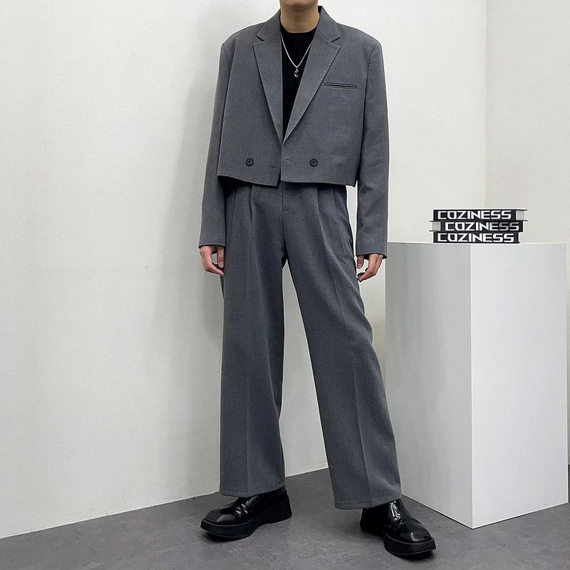 CR More Crop Double Jacket (Set - Up