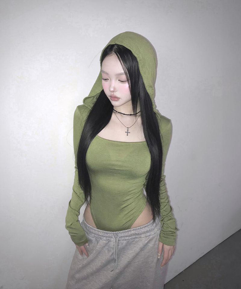 romper hoodie (4colors)