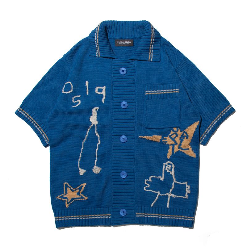 PLATEAU STUDIO（プラテウスタジオ）の「0519 knit shirt（Tops）」