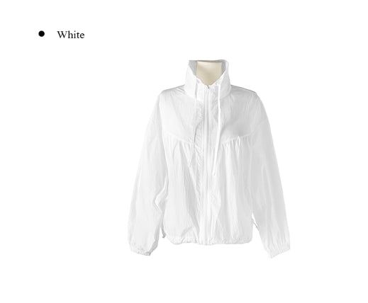 Colsin Shirring Cut Strap Windbreaker