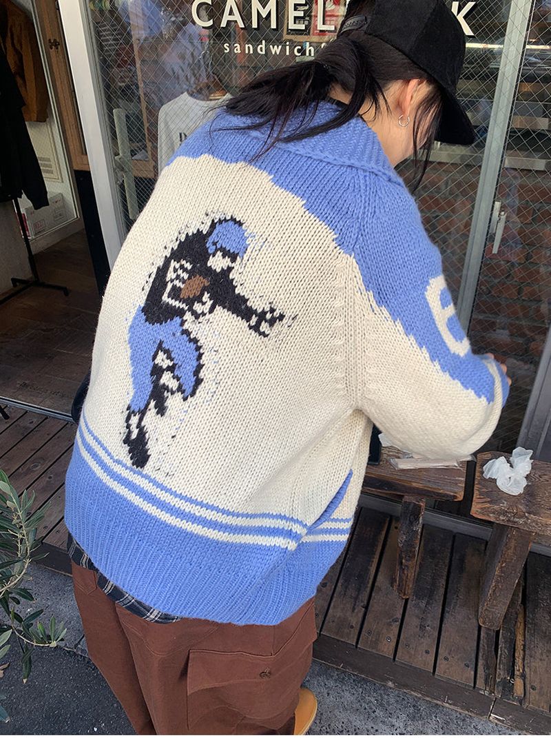 SCOTTISH COWICHAN KNIT ZIP-UP (3C)