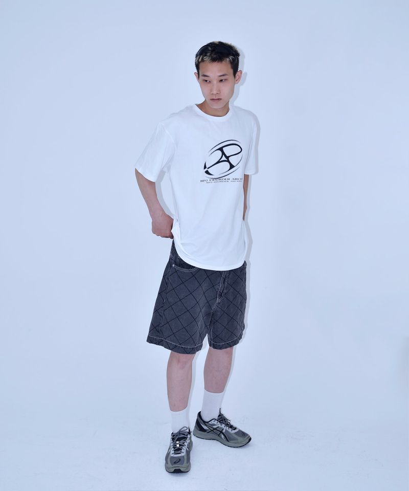 BIG GRAPHIC LOGO TEE WHITE BLACK LOGO