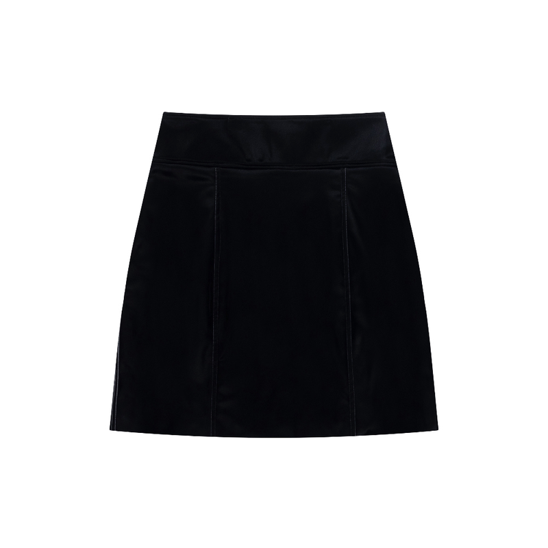 Faux Leather Mini Skirt