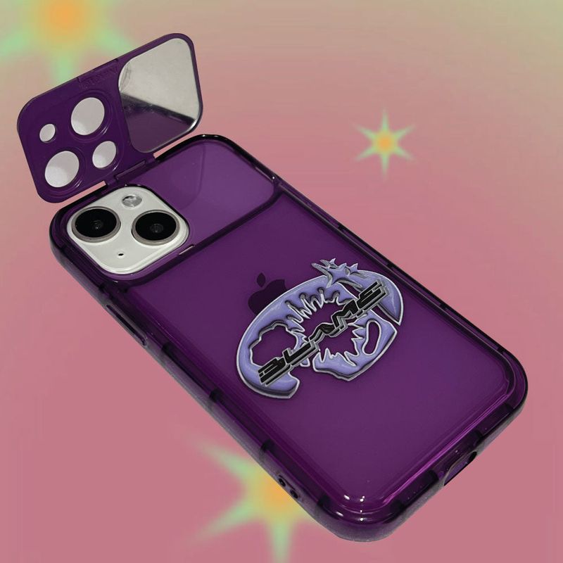 blamestudio（ブレイムスタジオ）の「パープルモンスターケース (ミニ)（スマホグッズ/小物）」