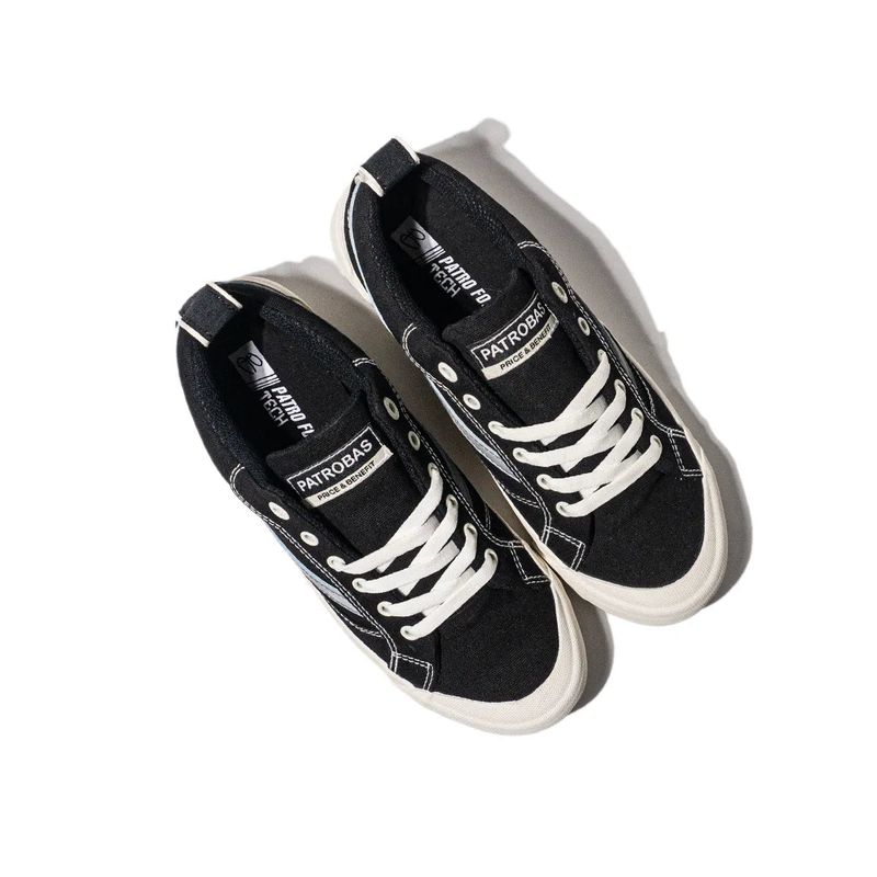 Patrobas Glare Black White Sneakers