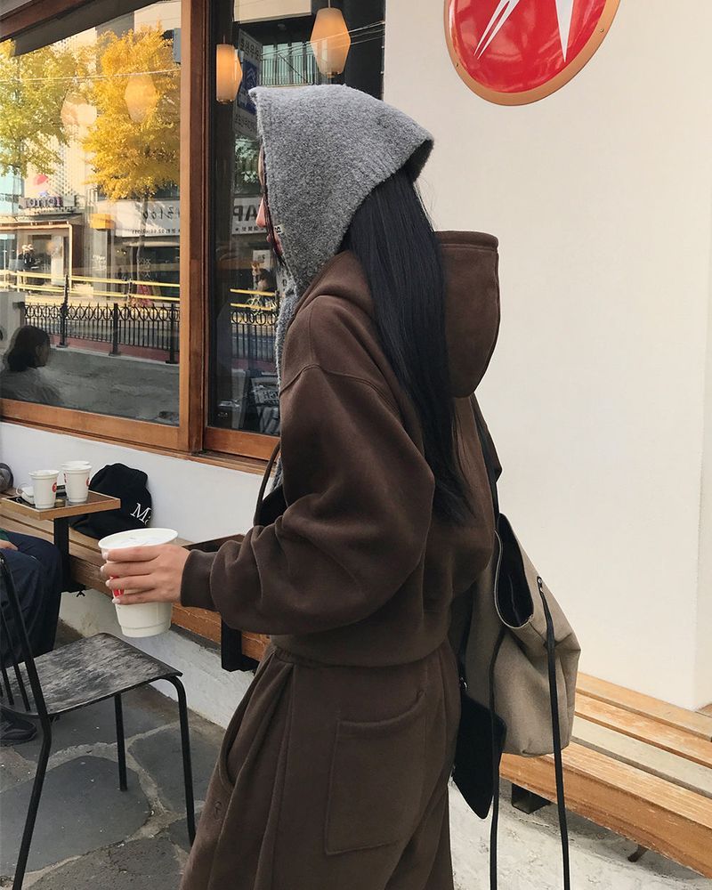[ORIGINAL] Tibet 2-Way Cropped Hood Zip-Up