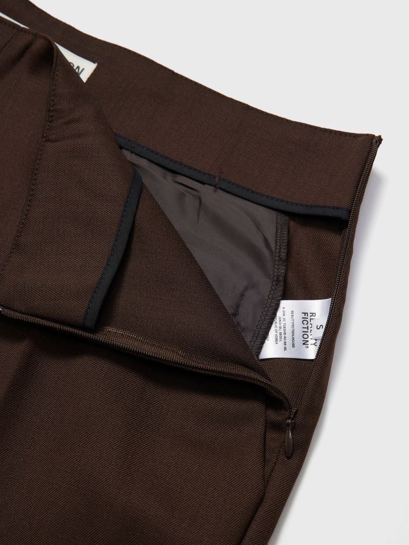 Low Waist Classic Pants Brown