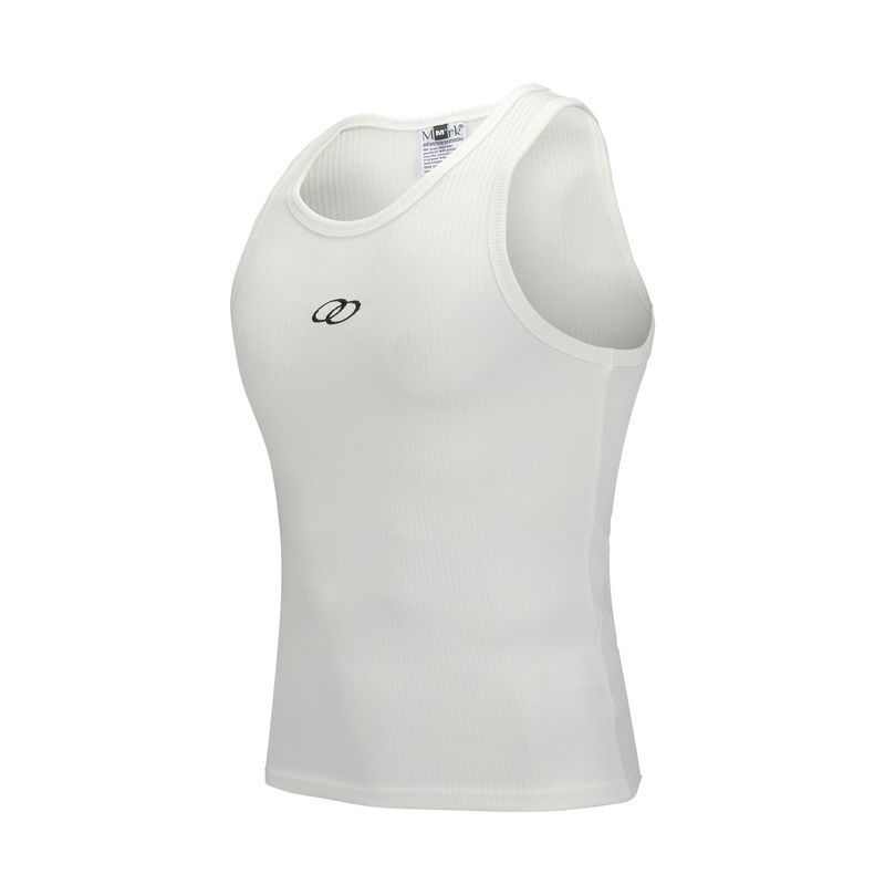 Double Loop Logo Sleeveless White