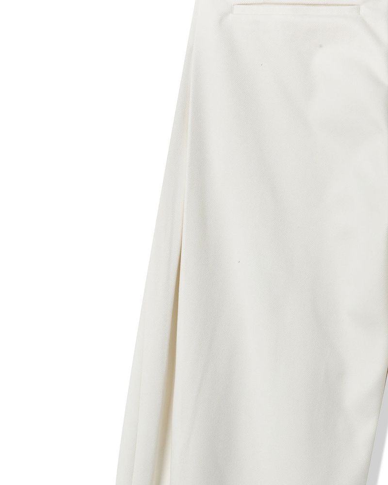 Worvel Wool Wide Pintuck Slacks