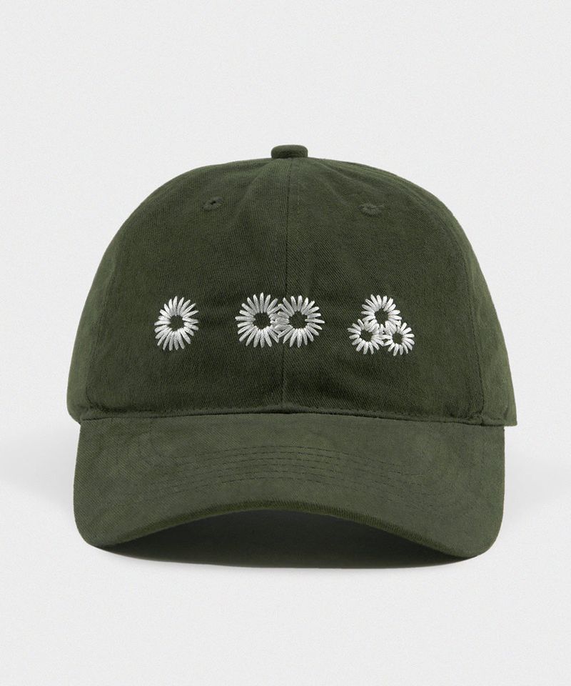 Newvy Logo Peach Ball Cap (DEEP GREEN)