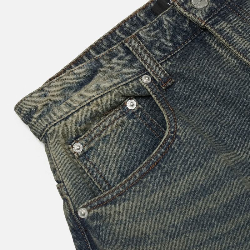 Natural balloon denim pants (3color)
