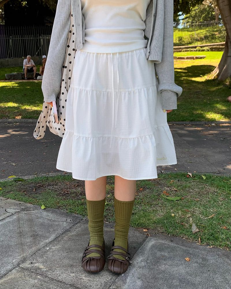 BEIDELLI（ベイデリー）の「[ORIGINAL] Dideli Cancan Midi Skirt（Skirts）」