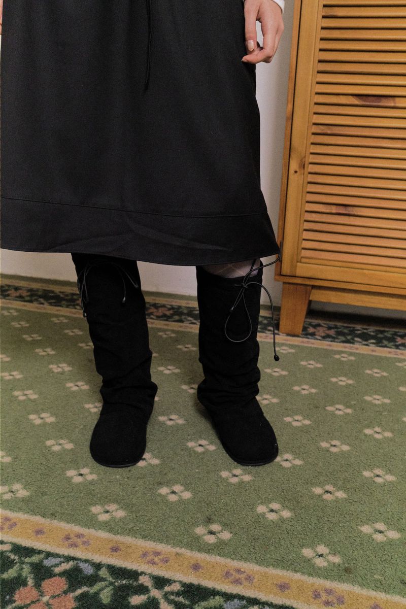 Nutty Suede Long Boots(1color)