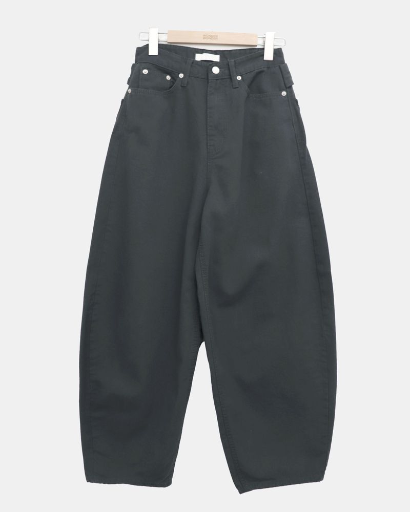 Habeun Back Corset Balloon Wide Pants