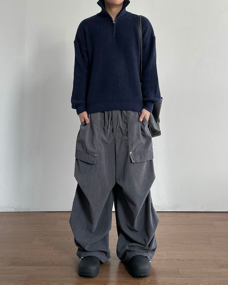 Crip Rivet Corduroy Pants