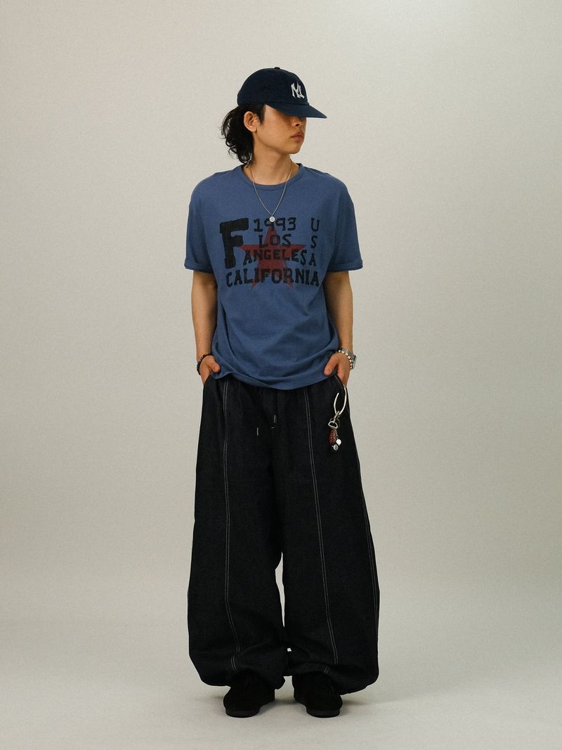 GN STAR Printing Back Bijo Denim Pants