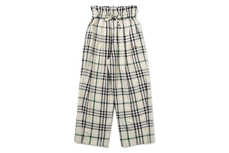 ROMANTIC CROWN(ロマンティッククラウン)の「WOMANS CROSS CHECK PANTS_OATMEAL(Pants)」
