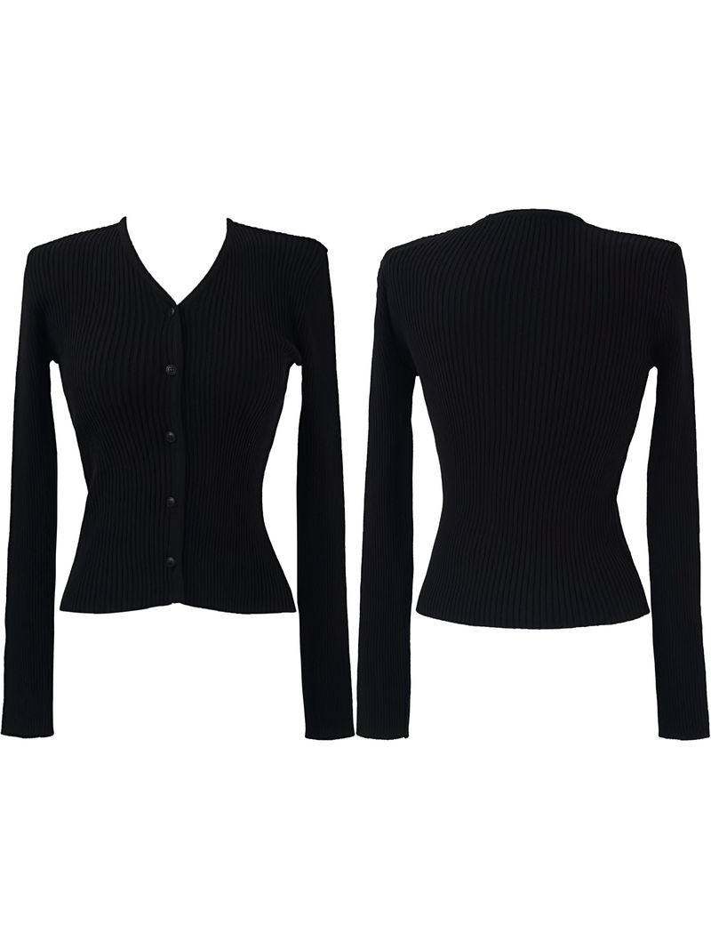V-neck care cardigan (2color)