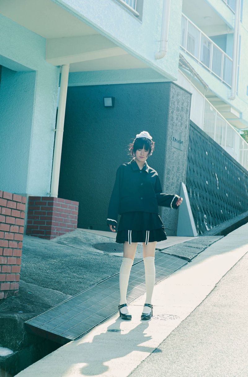 gater tiered skirt(black)