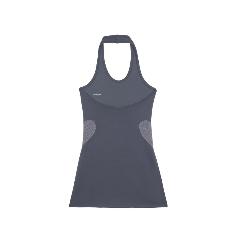 Layered heart halter dress 003