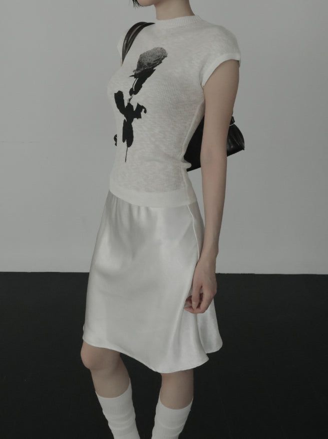 Rosent Rose Knit Top