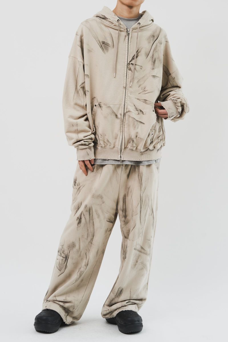 Dirty Scratch Banding Pants (3color)