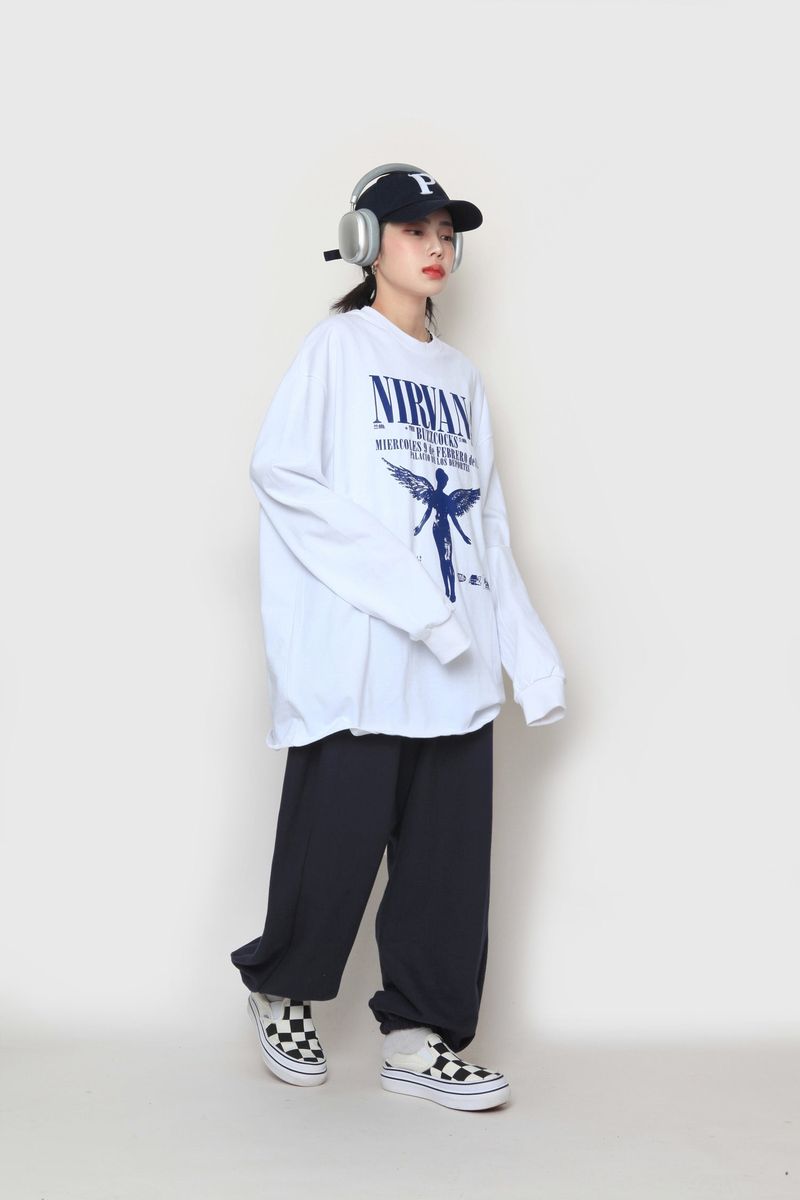 Nirvana Angel Long Over Sleeve T