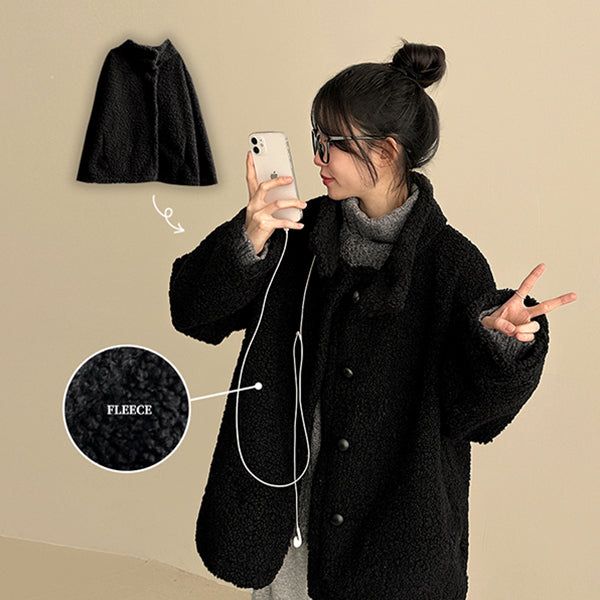 Lottie high neck pogle long coat