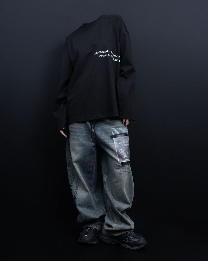 BBD 1982 ノーシンパシーロングTシャツ（ブラック）
