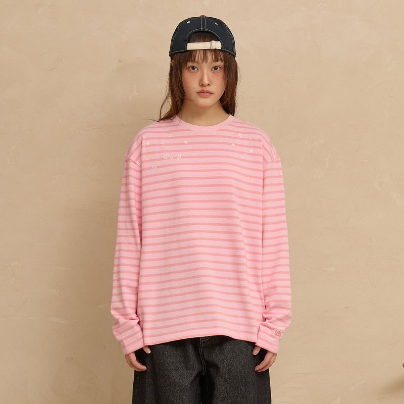 WaiKei(ワイケイ)の「ストライプマルチロングスリーブTシャツ(トップス)」