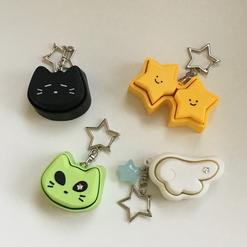 【MADE】 Cat Clicker Keyring