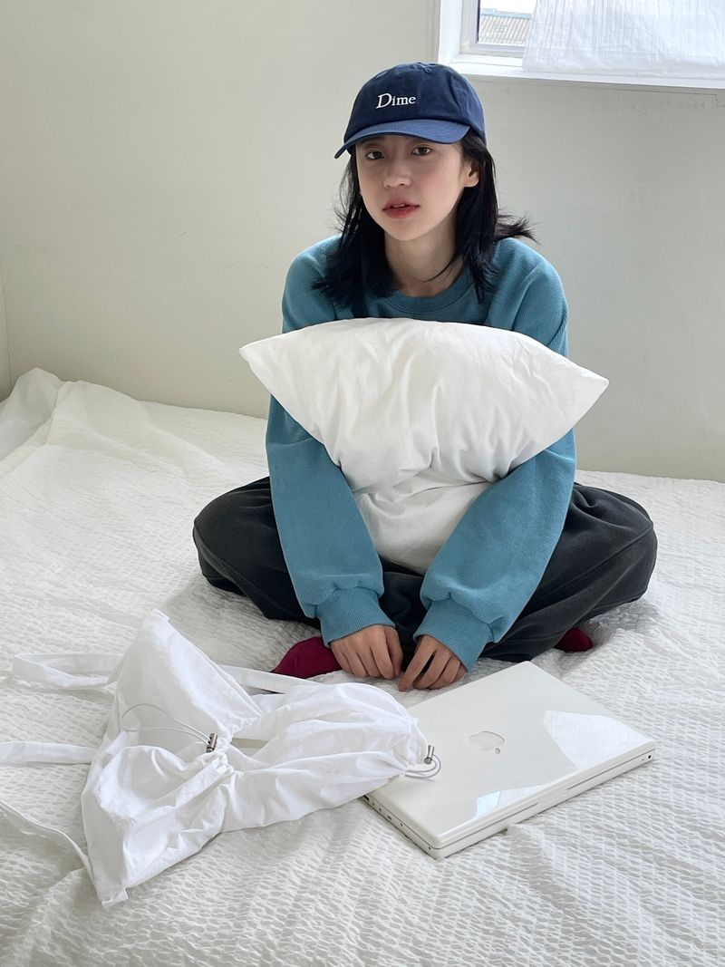 Peanut nylon spring backpack