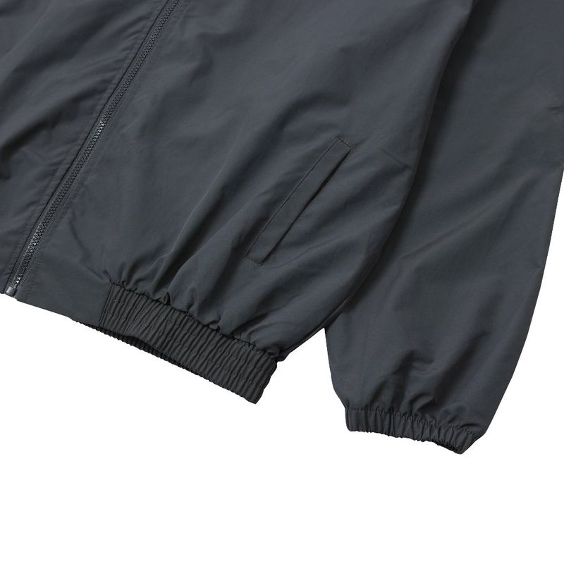 BACK ROUND WINDBREAKER (Black, Charcoal)