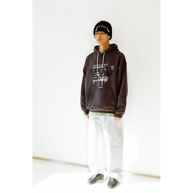 Curved Side Line Denim / Ecru