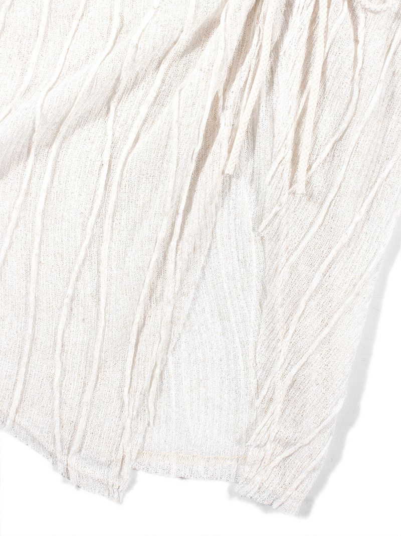  LAYERED STRAP LONG SKIRT _ Ivory 