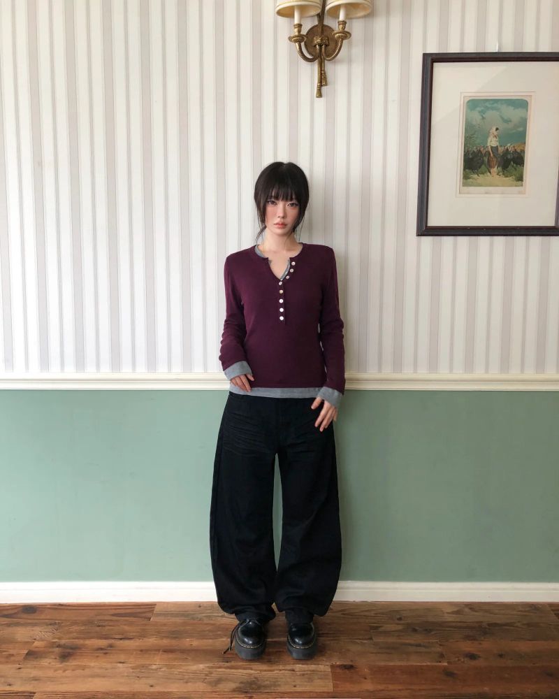 Dev Dart Curved Denim Pants