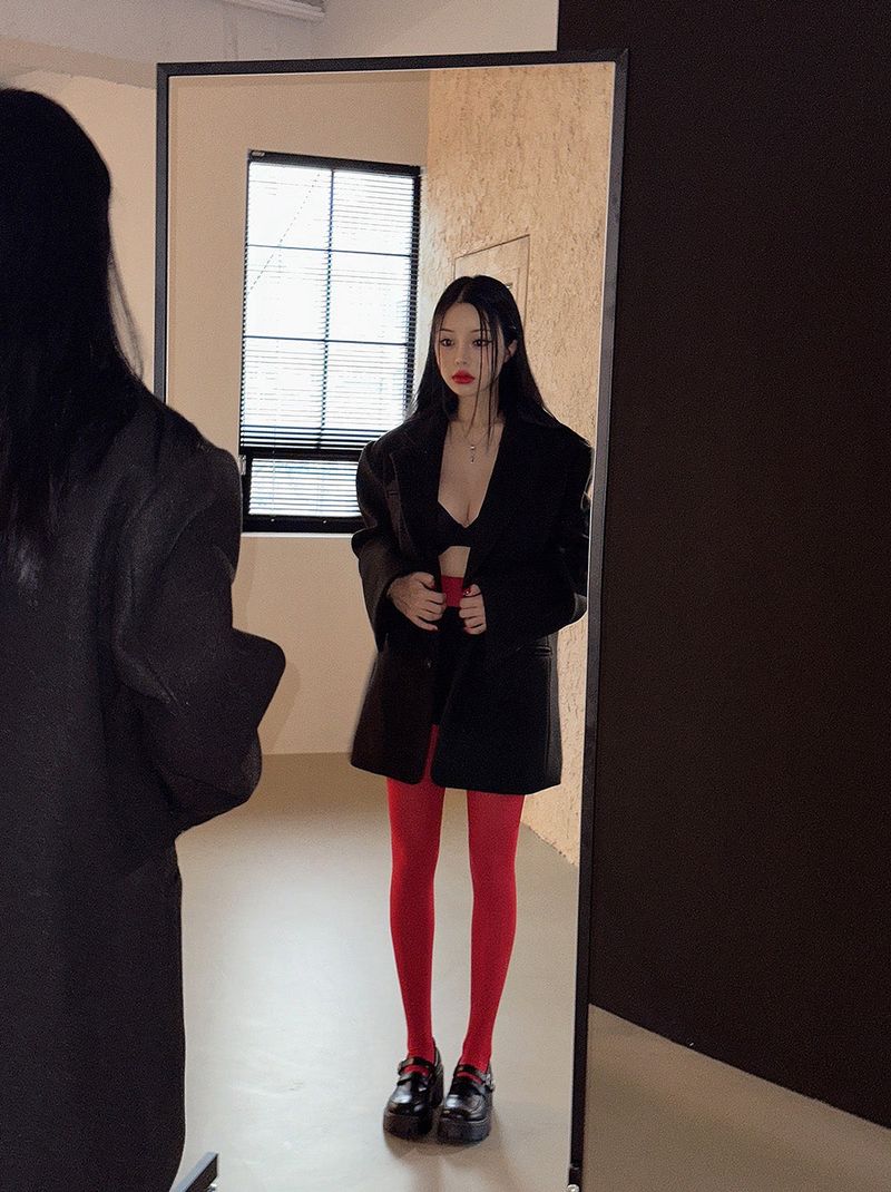 Boxy Oversized Fit Quilted Wool Jacket